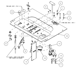 Page P Diagram and Parts List for MK-6026KBG  MK Diamond Concrete Saw
